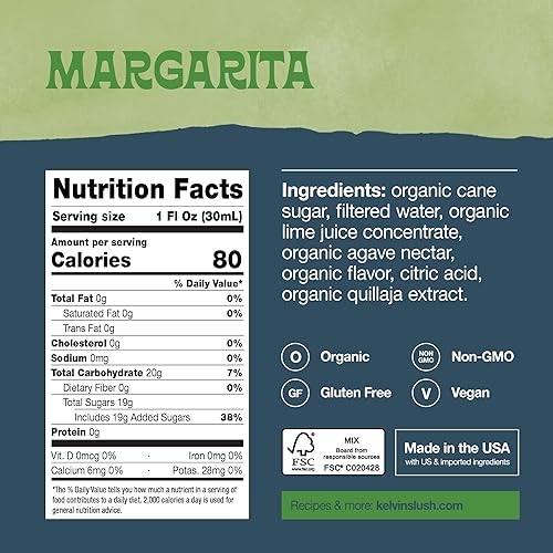 Miniatura 25 de Kelvin Slush Co. - Mezcla orgánica congelada para cócteles y granizados - galardonada máquina de granizado y mezcla de licuadora, bares