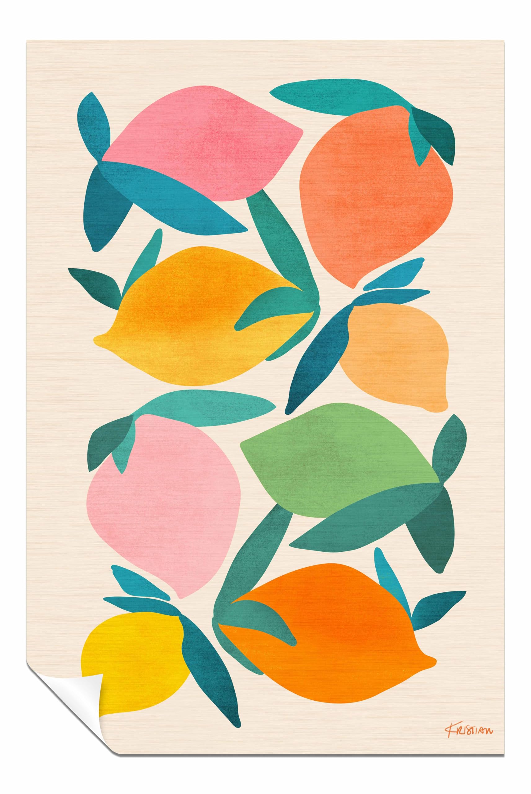 Panther Print Wild Mango #2 Unframed Poster, Pictures for Home Walls, Bedroom, Living Room & Bathroom Decor 46x31cm (18x12in)