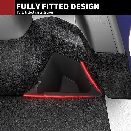 Miniatura 6 de YITAMOTOR Tesla Model Y Trunk Organizer Storage Bins 2022-2023, Waterproof ABS Rear Side Box with Lids, 2PCS Car Trunk Accessories for 5-Seater