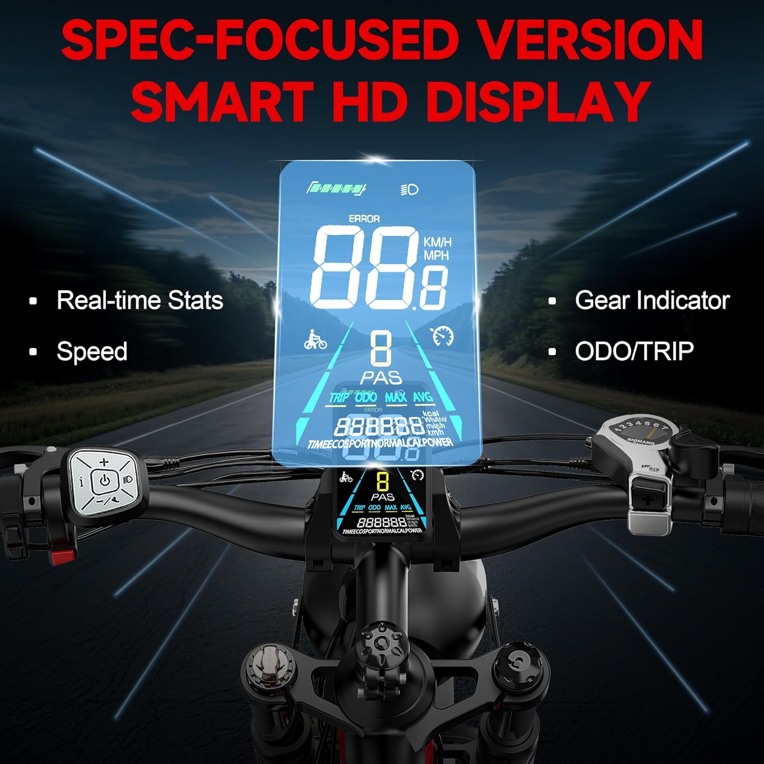 Electric Bike for Adults,5000W/3000W Peak Dual Motor ebike 35MPH E Bikes for Men Women,52V 32/23AH Battery, 80/100 Miles Range Ebike,26”Fat Tire Full Suspension E-Bike