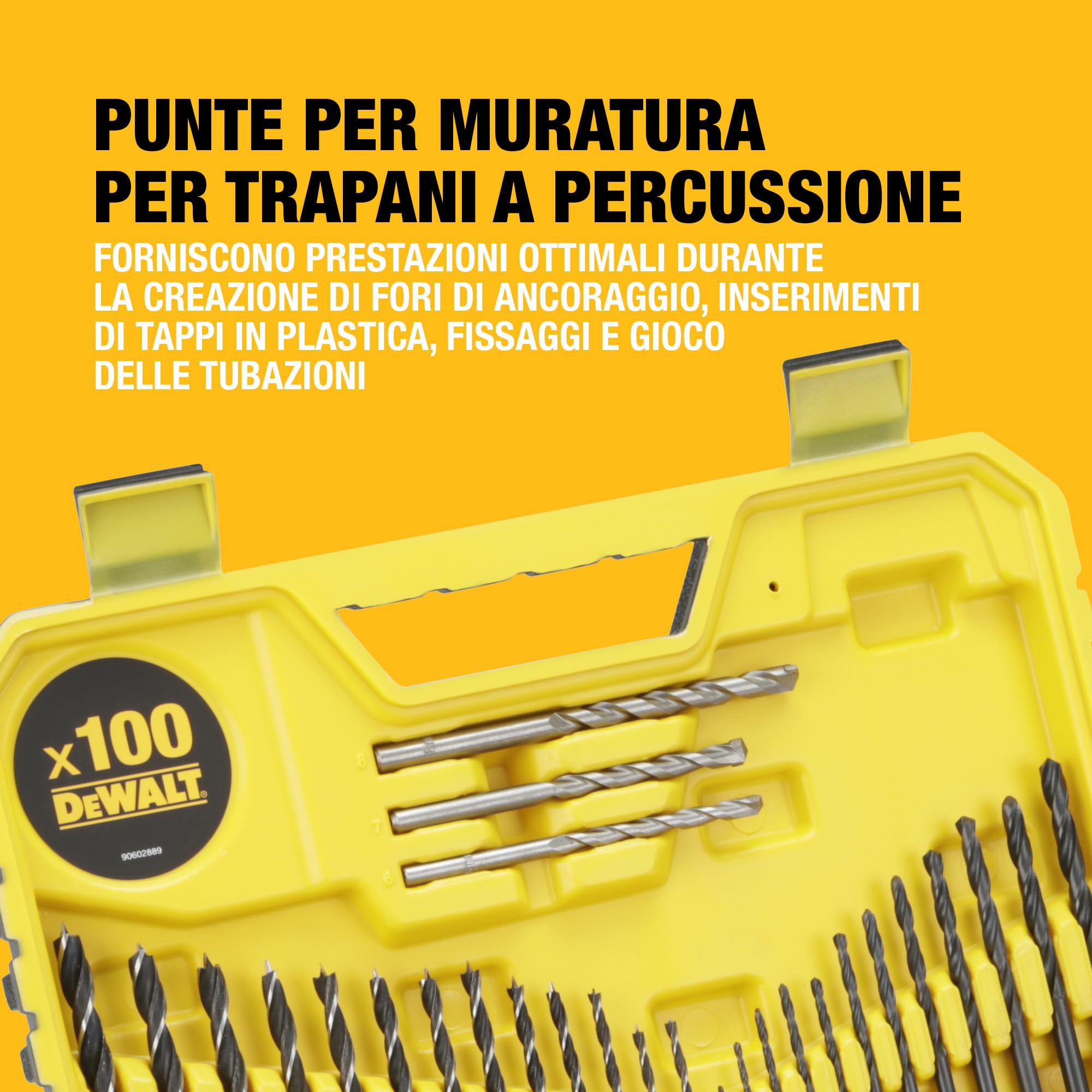 DEWALT- Set di avvitatori misti(100 pz.), DT71563-QZ