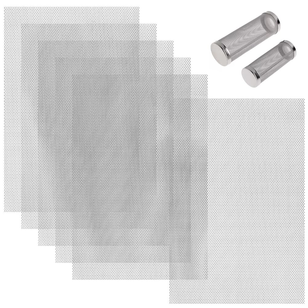 BENECREAT 10 Pcs Aluminum Screen, 11.8x7.87Inch White Sculpting Wire Mesh Aluminum Wire Mesh Sheet for Sculpting Clay, DIY Projects, Partitions, Jewelry, Home Decor Art-image-33