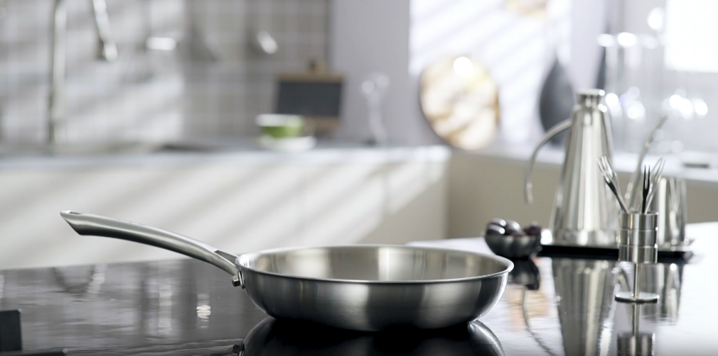 Stainless Steel Pan, Chef's Pans,Dishwasher and Oven Safe Cookware