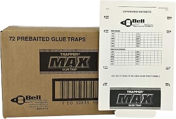 Trapper Max Free Mouse Glue Boards-12 Boards