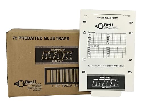 Trapper Max Mouse & Insect Glue Boards-72 Boards White