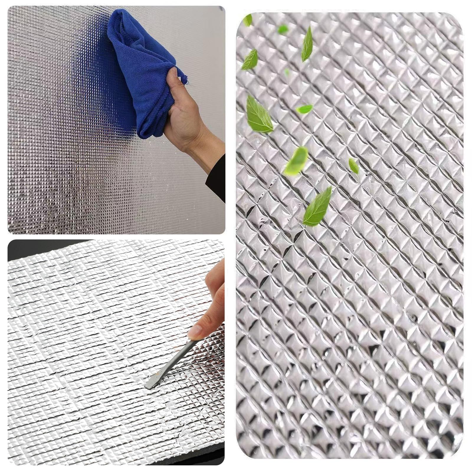 Magnetyczna izolacja okienna, osłona okna z folii aluminiowej
