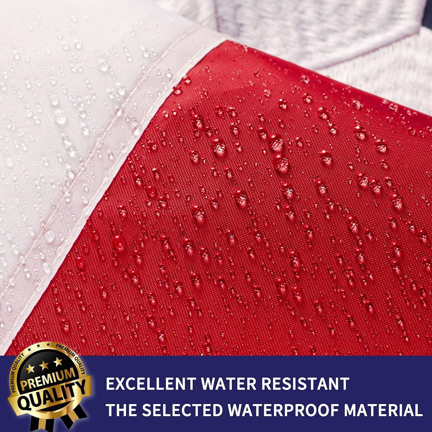 XIFAN Premium Texas State Flag 5x8 Outdoor, TX flags with Embroidered Stars/Sewn Stripes/4 Stitch Hemming, Heavy Duty 210D Nylon Strongest Longest Lasting Waterproof