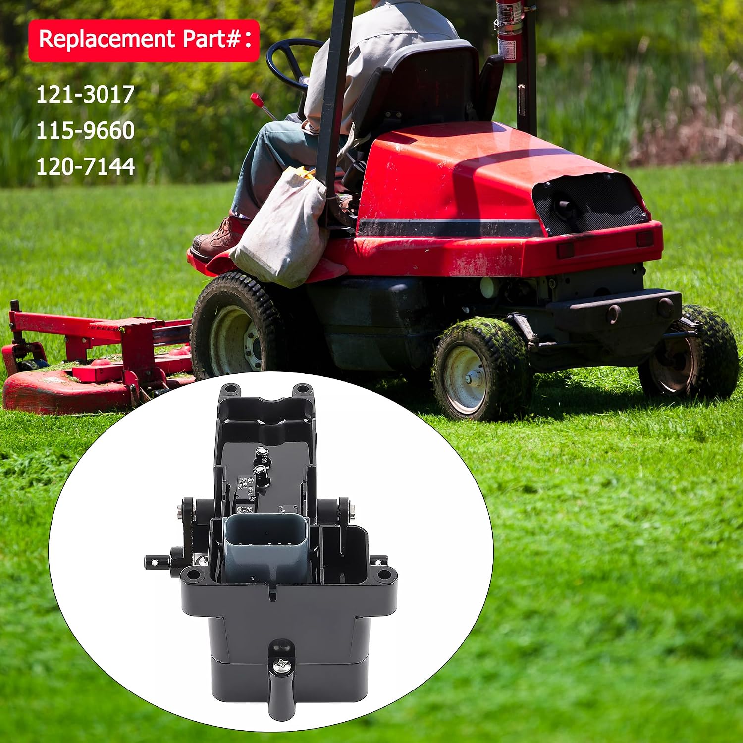 121-3017 Brake Control Module Compatible with 2012-2014 Toro TimeCutter & Exmark Quest E/S Lawn Mowers | Replacement Parts: 115-9660, 120-7144, 115-9660, 120-7144
