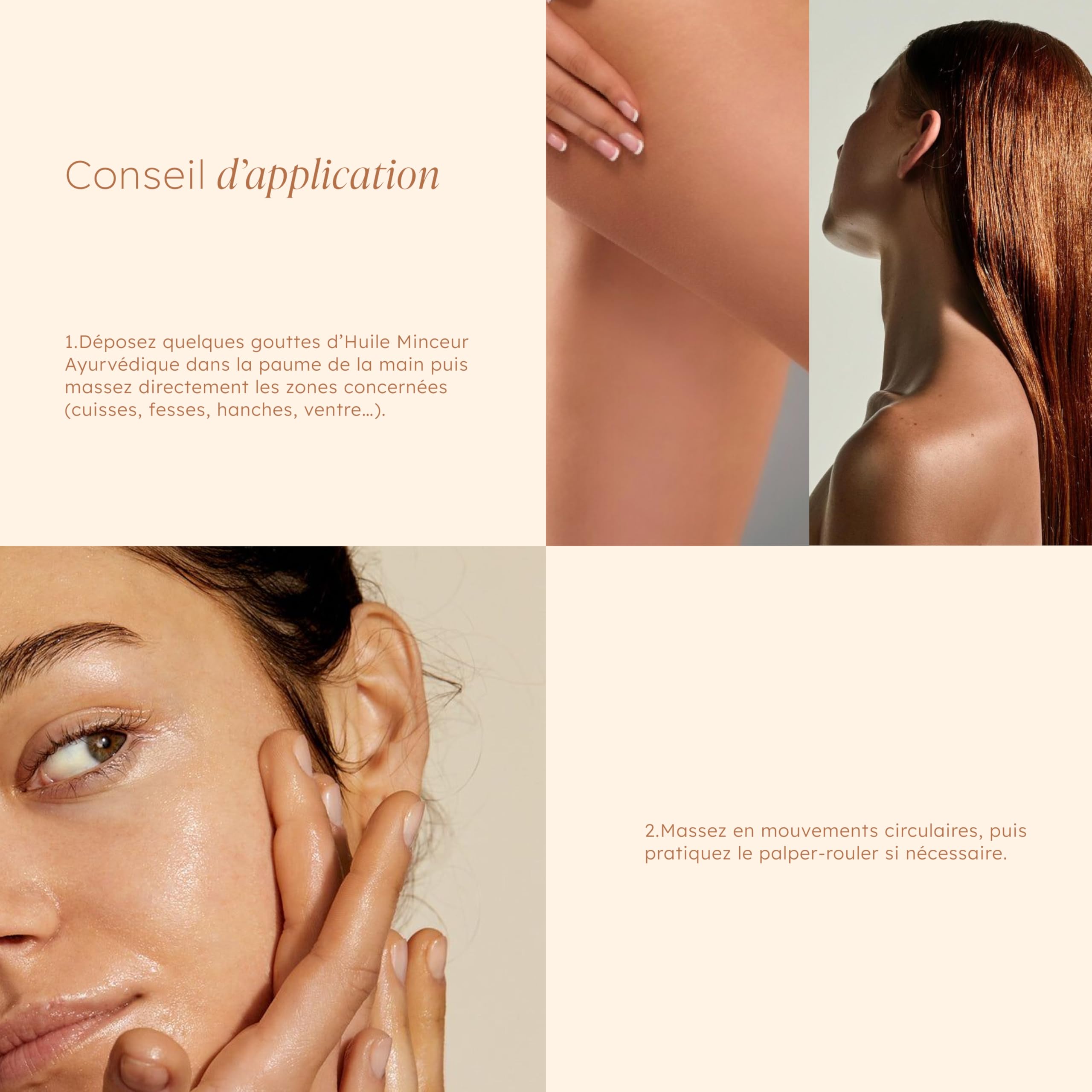 TAAJ | Huile Minceur Ayurvédique - ABHYANGA | Huile Anticellulite Raffermissante & Drainante | Raffermi & Lisse la peau | Réduit l’aspect de la Cellulite | Nourrit en profondeur | Vegan | 100 ml