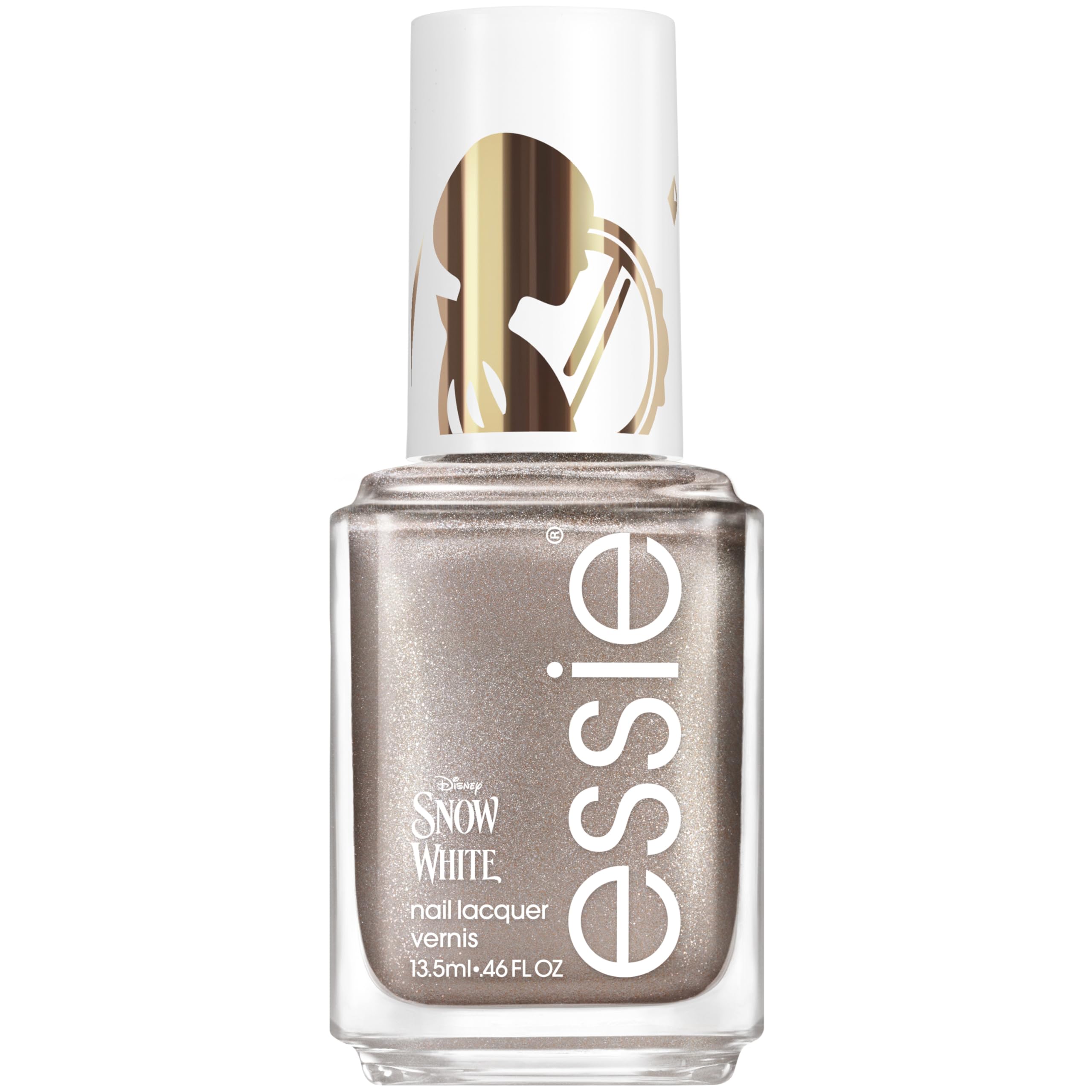 Essie Nail Polish – No. 1008 Reclaim the Mirror, Silver, Professional Manicure in Limited Snow White Edition, Color-Intensive, 13.5 ml