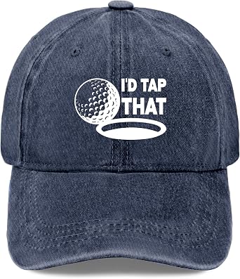 Funny Golf Baseball Cap Id Tap That Dad Hat, Graphic Dad Hats for Men