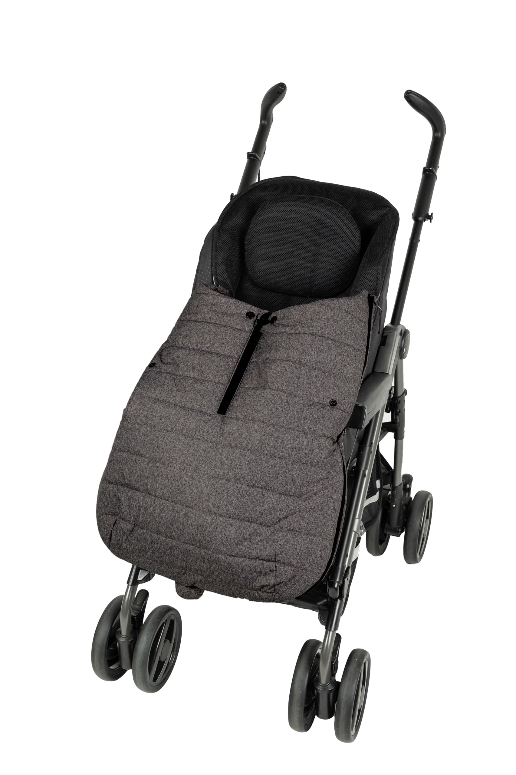 Altabebe AL2700-11 przejściowy śpiworek na stopy Buggy z poduszką pod głowę, ciemnoszary