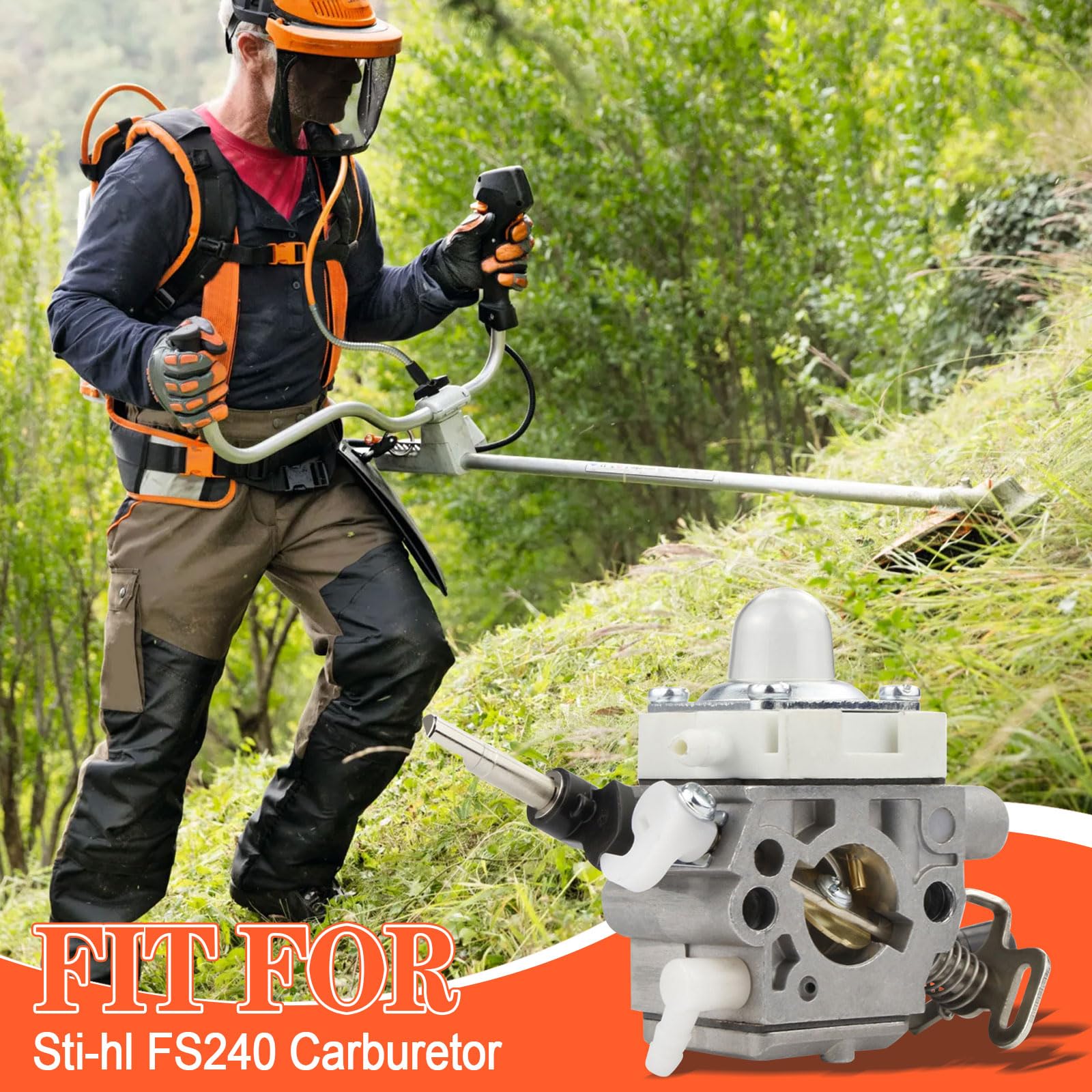 Carburateur Pour Stihl Fs240 Fs240c Fs240r Fs240rc Fs260c Fs260r Fs360c