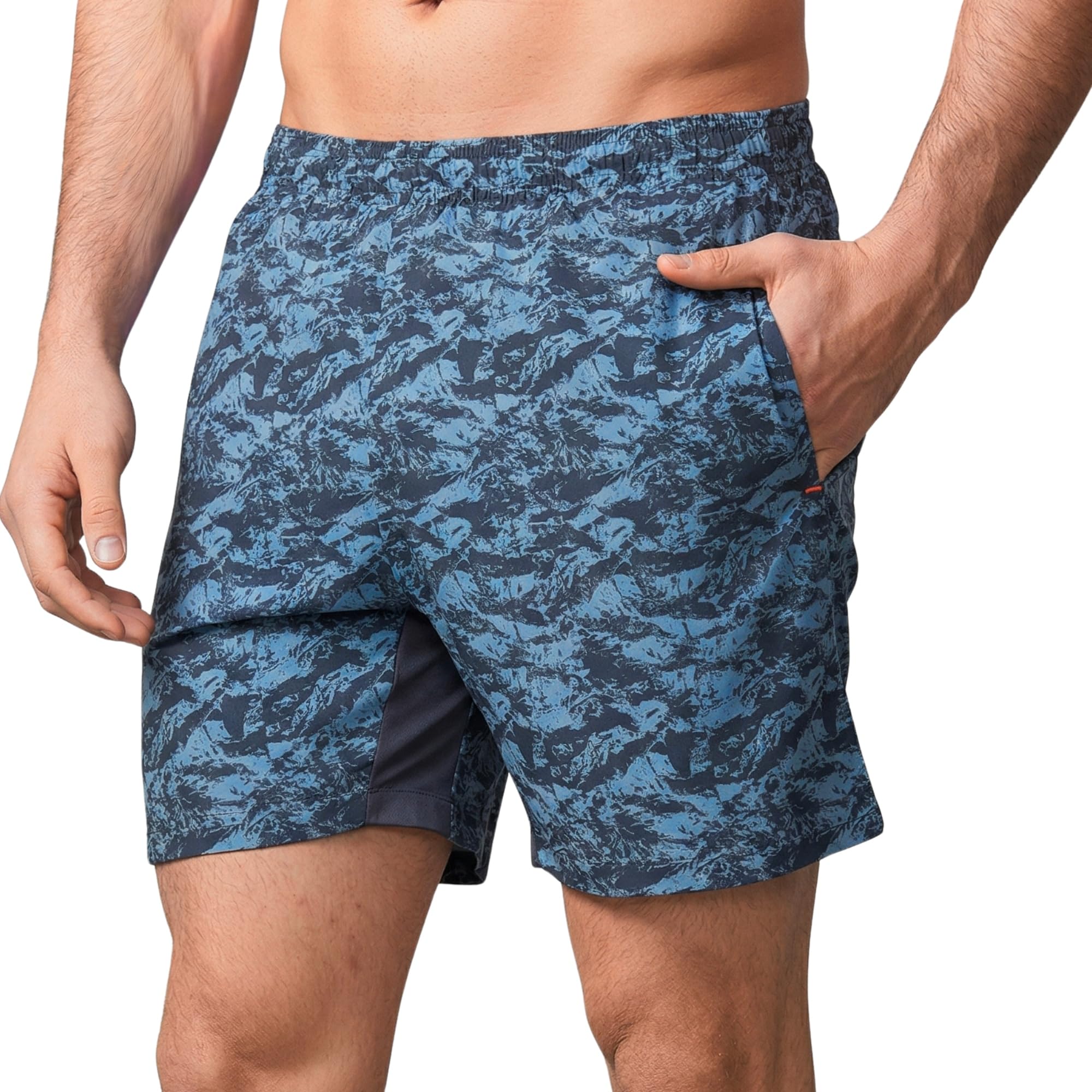 Men’s Stylish 2 Color Gym Shorts for Men Workout, Running Shorts Lightweight Sports Half Nikker, Comfortable Mens Shorts Casual, Bermuda Short Gym Wear-image-29