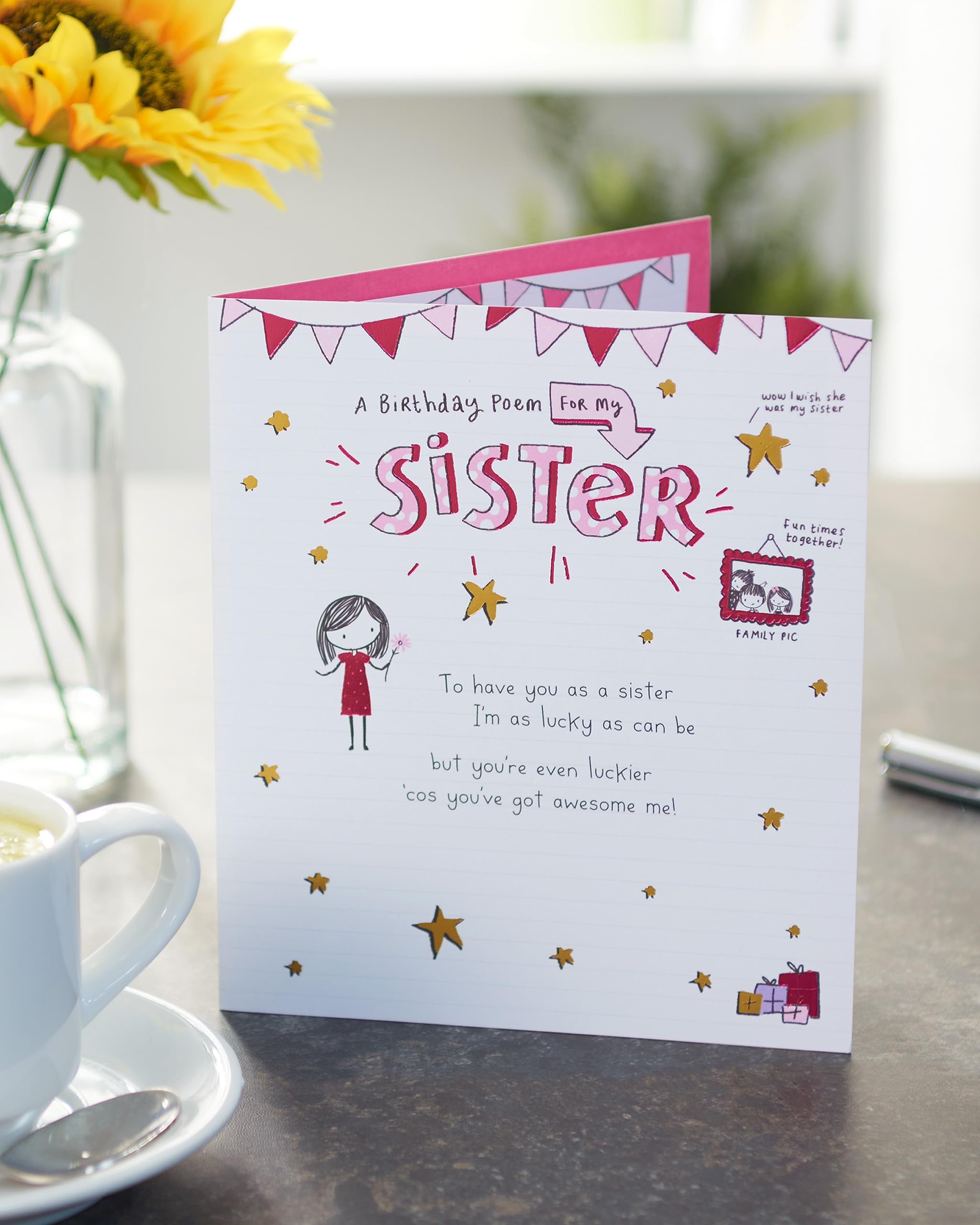 UK Greetings | 5th Birthday Card For Girl | Happy Birthday Gifts