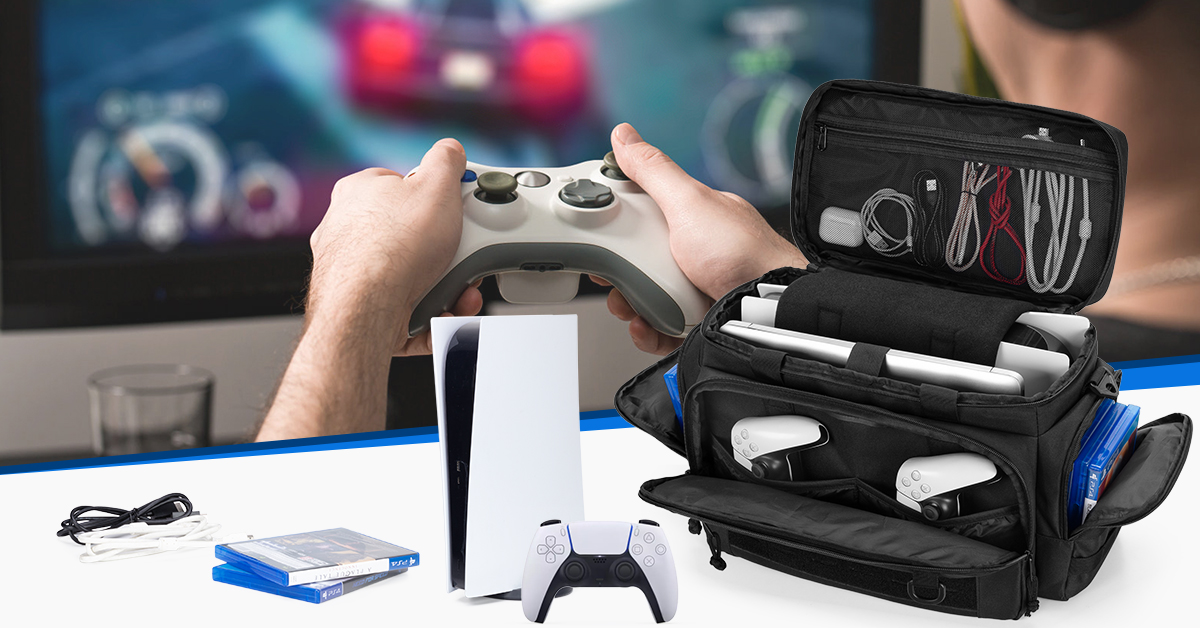Amazon.co.jp: Trunab PS5 収納バッグ PS5 Slim 持ち運びケース ps5 