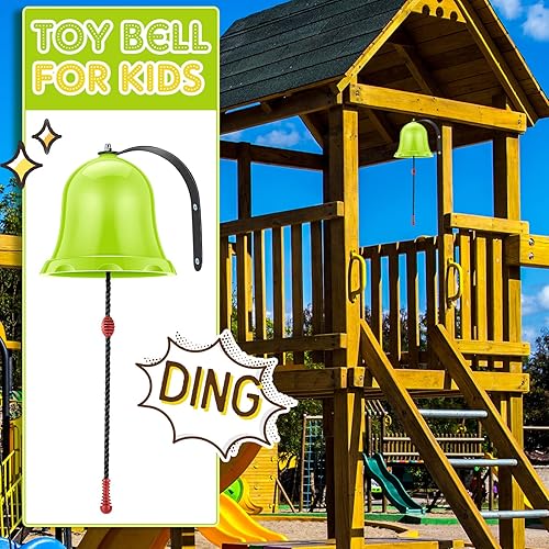 Miniatura 7 de Campana de juguetes para patio de recreo, campana colgante de plástico educativa, accesorios para niños y niñas, regalo al aire libre, juego de