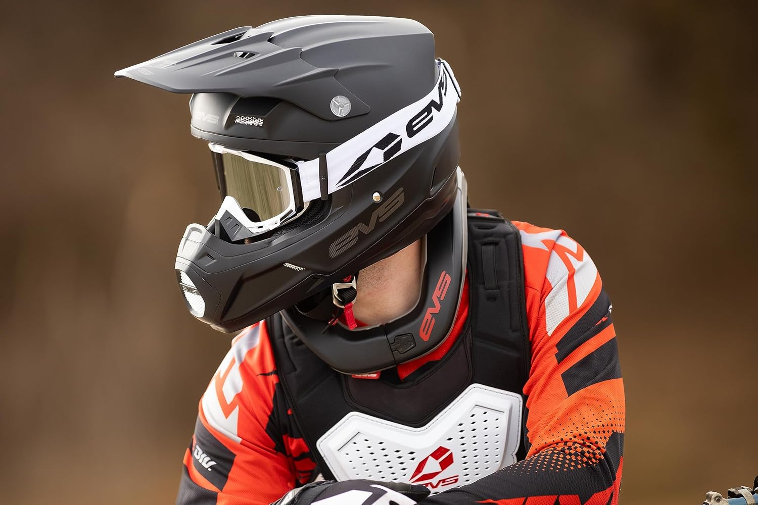 EVS SPORTS Legacy Pro Adult Goggle For Riding | Anti-Fog & Anti-Scratch, Over The Glasses Comfortable Fit
