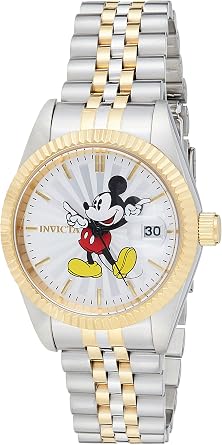 Invicta 22776 Disney Limited Edition - Mickey Mouse Orologio da Donna  acciaio inossidabile Quarzo quadrante argento : Invicta: Amazon.it: Orologi