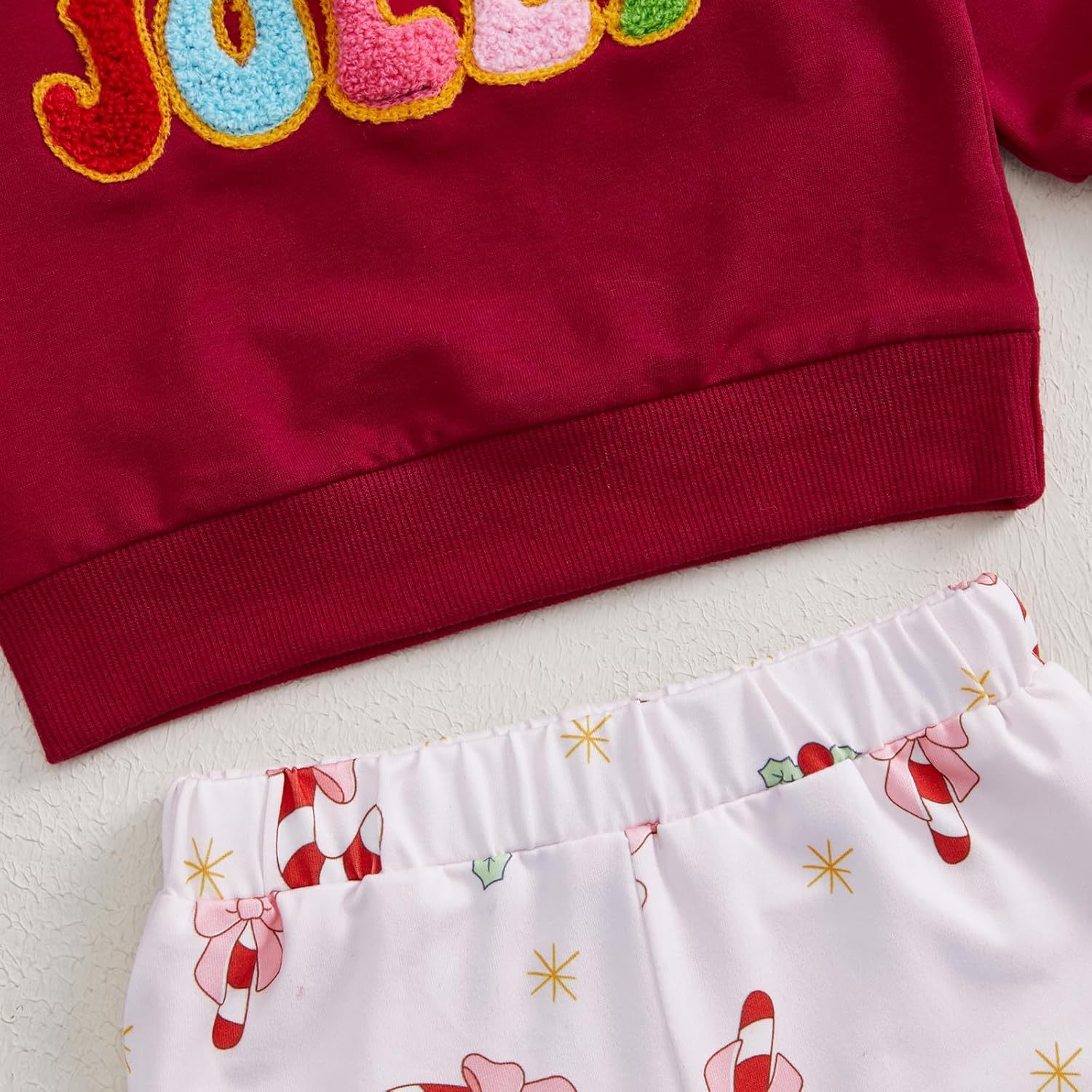 Toddler Baby Girl Christmas Outfits Long Sleeve Sweatshirt Bell Bottom Pants Flare Pants Set Xmas Clothes