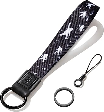 Wristlet Keychain Lanyard for Keys, Cute Key Chains for Women, Wrist Strap Keyring Holder for Car Keys Wallet