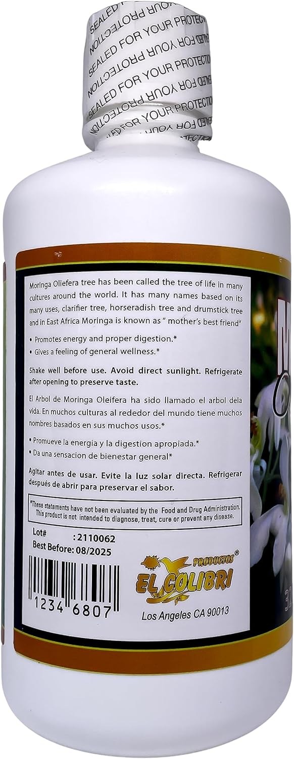 Moringa Oleifera Liquid Dietary Supplement 32 floz
