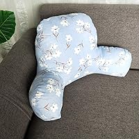 Vista 93 de Bohemian Printed Reading Pillow with Support Arms Soft Bed Rest Pillows Back Support Cushion for Kids Reading Watching TV Sitting Up in Bed Whale