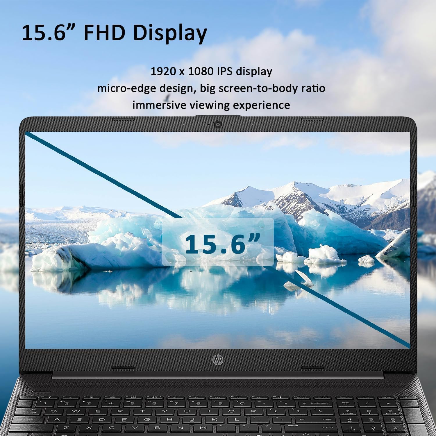 HP New 2026 Business Laptop with Lifetime Microsoft Office, 15.6'' FHD Display, Powerful 13th Intel Core i3 Processor (Beats i7-1165G7), 8GB RAM, 256GB SSD, Ethernet & SD Card, Win 11 Pro, WOWPC USB