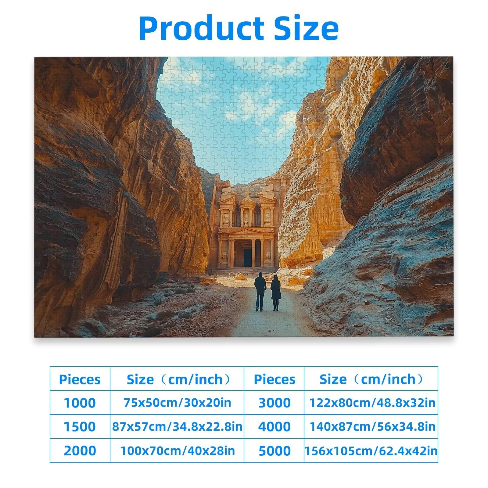 Puzzle Canyon 4000 Pièces Adultes, Puzzle 4000 Pièces pour Adultes et Enfants à Partir de 14 Ans, Paysage Puzzles Bois de Qualité Supérieure avec Une Boîte d'emballage Exquise, Cadeau Femme, -2487