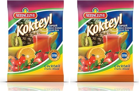 Altıncezve Kokteyl Karışık Meyve Aromalı İçecek Tozu 250 Gr 2li paket