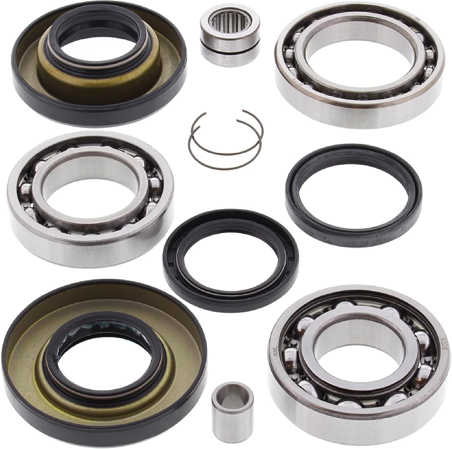 All Balls Racing Rear Differential Bearing Seal Kit 25-2012 Compatible with/Replacement for Honda TRX350FE 2000-2006, TRX350FM Fourtrax Rancher 2000-2006, TRX350TE 2000-2006