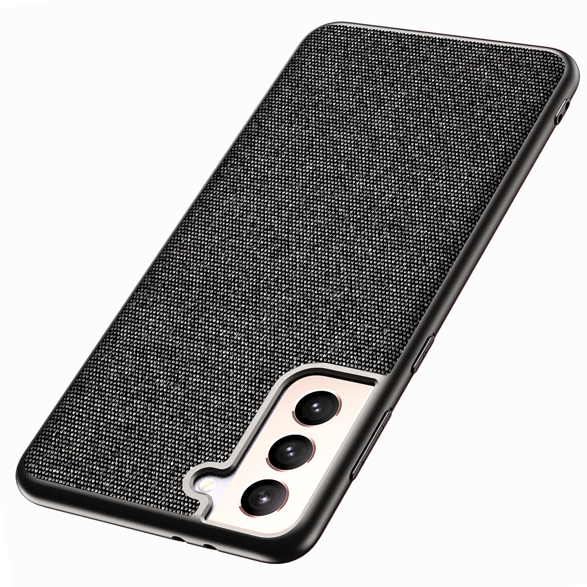 KAPA Polycarbonate Soft Full Fabric Protective Back Case Cover for Samsung Galaxy S21 + (Plus) (Black) (B08V945N2W) Amazon Price History, Amazon Price Tracker