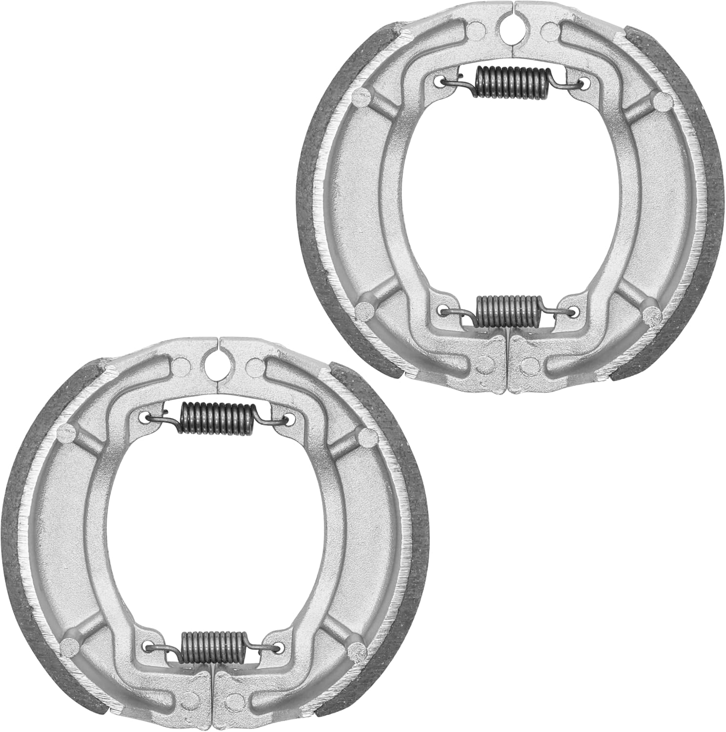Caltric Front & Rear Brake Shoes Compatible with Kawasaki Ke100 Ke-100 Ke 100 1979-2001 New