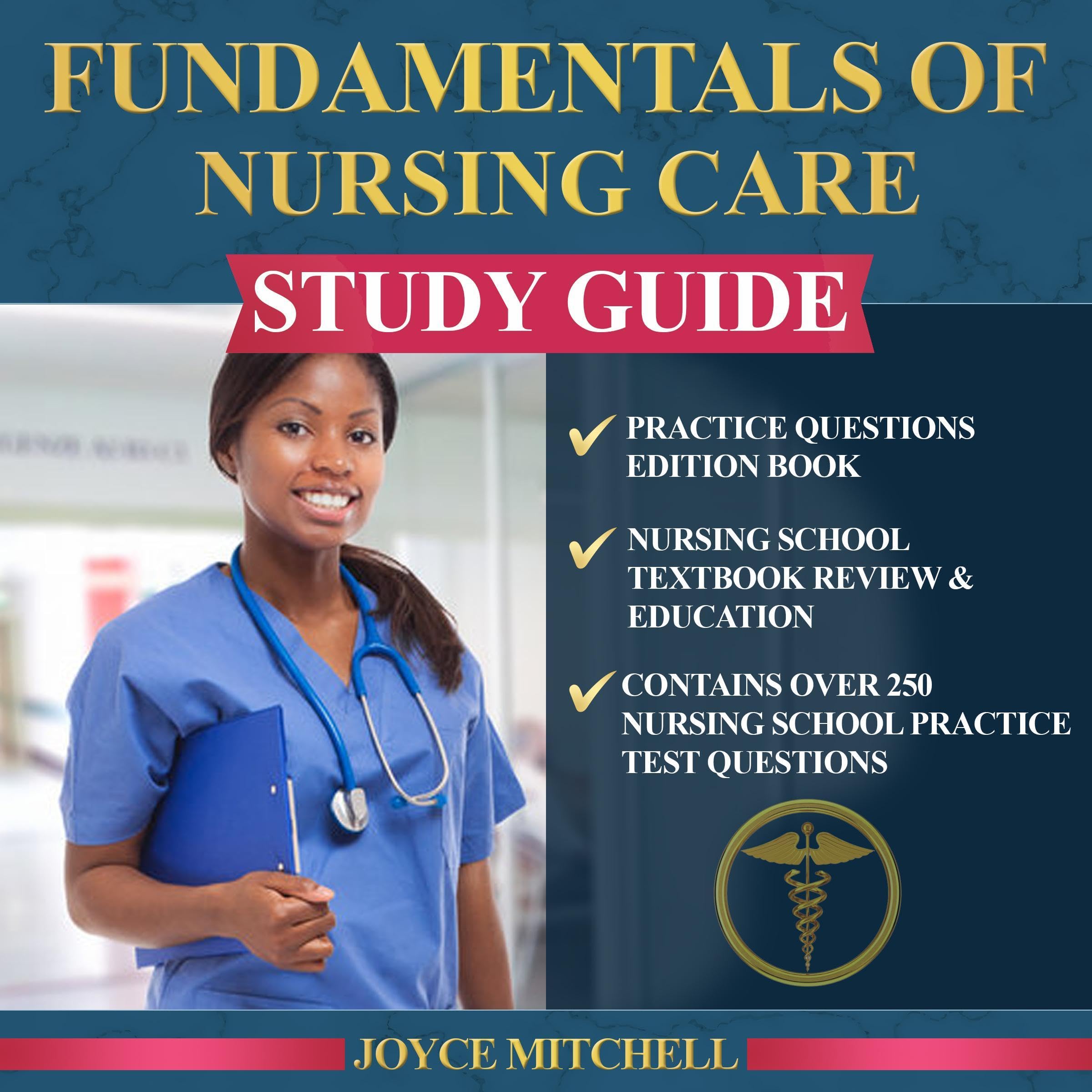 Cover art for Fundamentals of Nursing Care Study Guide Book (Practice Questions Edition)