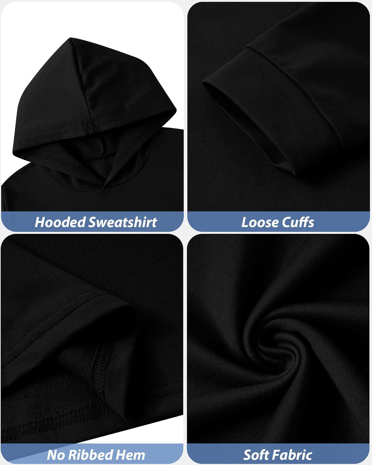 Funnycokid Boys Hoodies Teens Hooded Shirt Kids Long Sleeve Fashion Hoody - Image 5