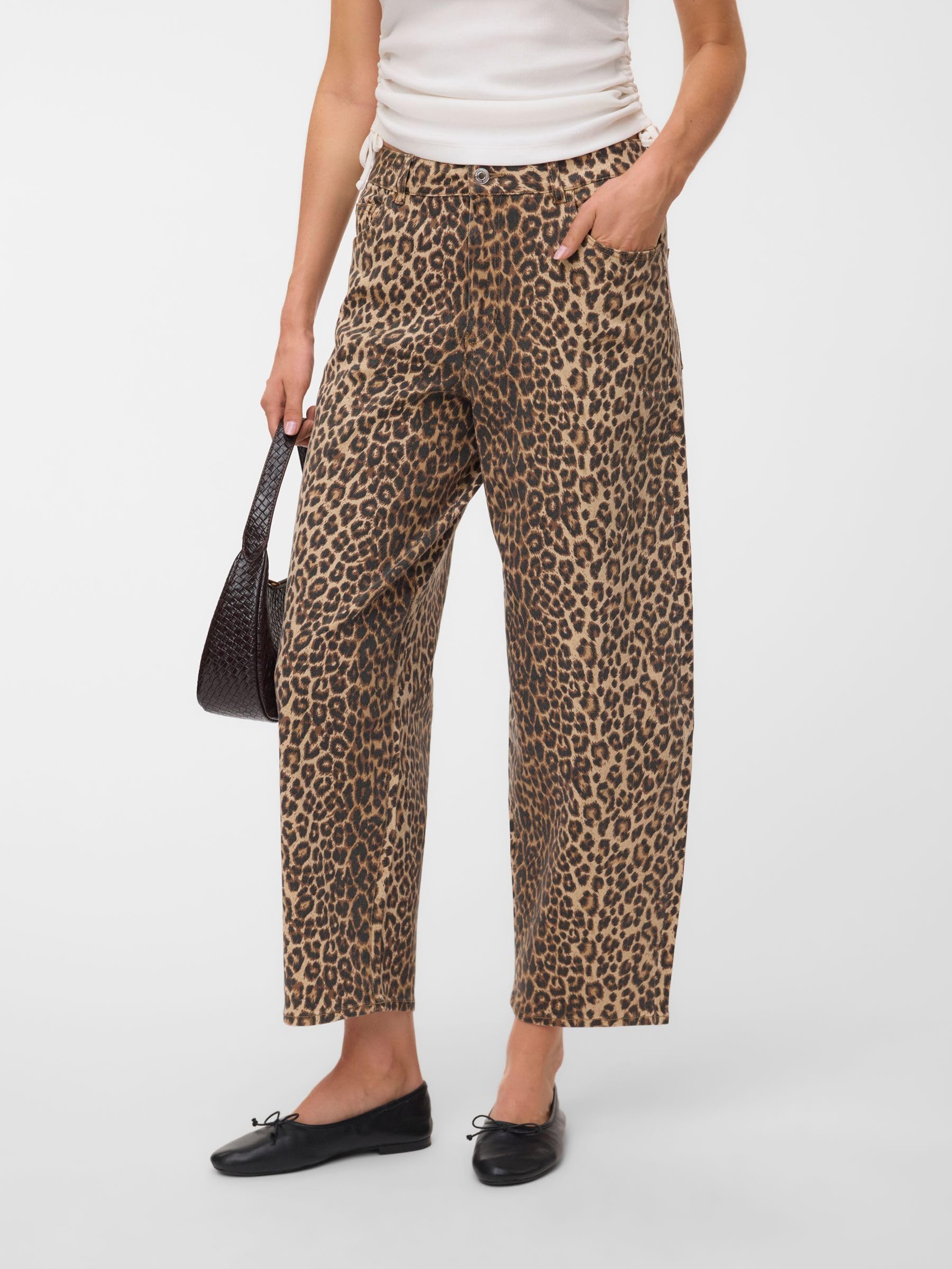 VERO MODA Female Jeans VMBILLIE Hohe Taille Barrel Fit Jeans