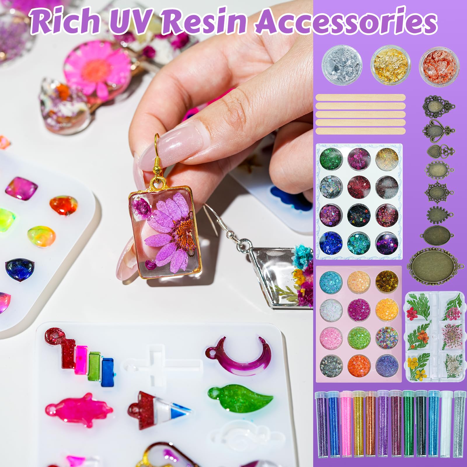 UV Resin Kit for Jewelry Making - Bond Craftor -4