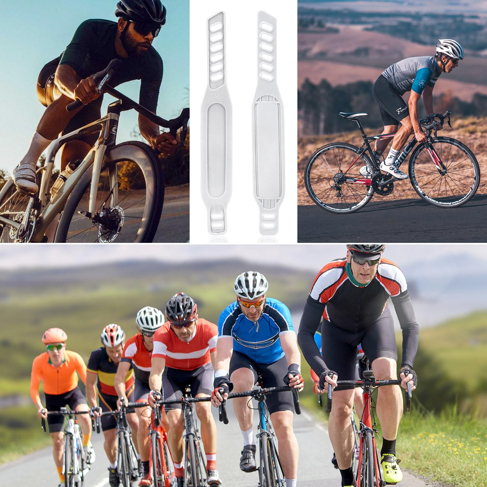 Lot De 6 Sangles De Pédale De Vélo D'appartement, Robustes Et Réglables En Longueur Universelle Qui S'adaptent à La Plupart Des Pédales De Vélo, Vélo D 'appartement, Vélo Pour La Maison Ou La