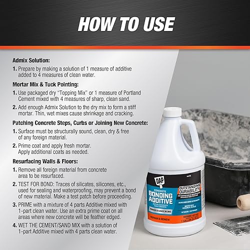 Miniatura 3 de DAP Aditivo de unión de hormigón, blanco, 1 galón (7079802132)