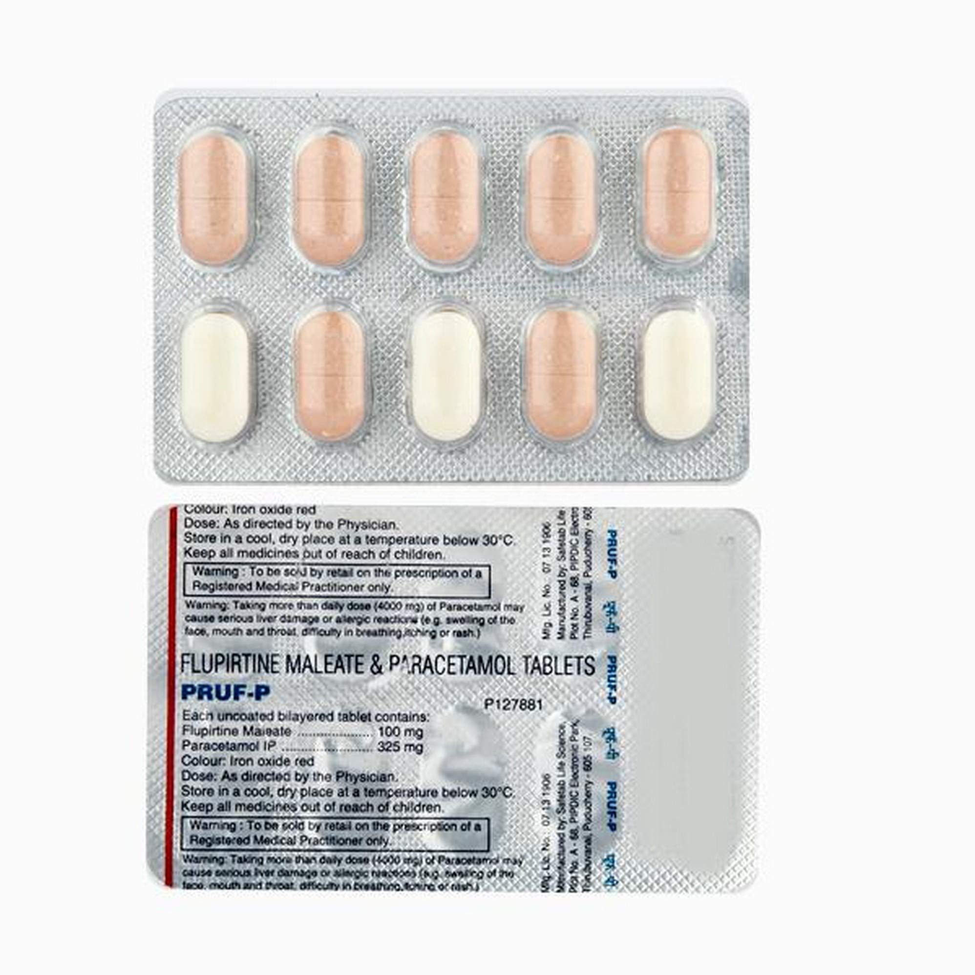 Pruf P - Strip of 10 Tablets