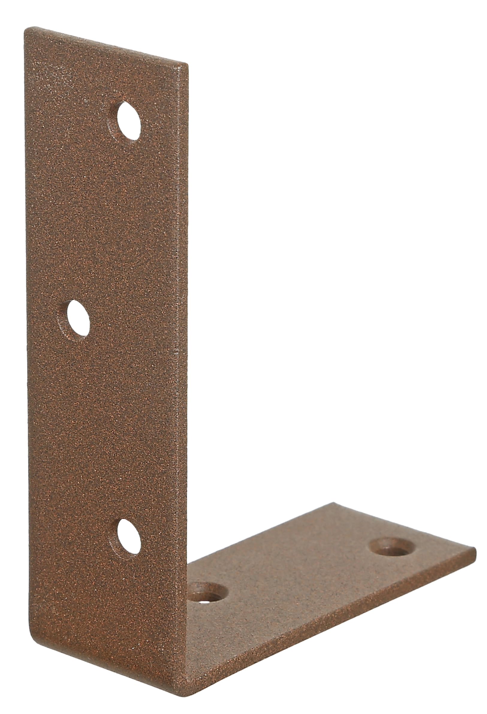 Alberts 822187 DURAVIS® Escuadra para viga, Lados desiguales, Con doble recubrimiento marrón óxido, Tamaño 75 x 100 x 30 mm, Juego de 50