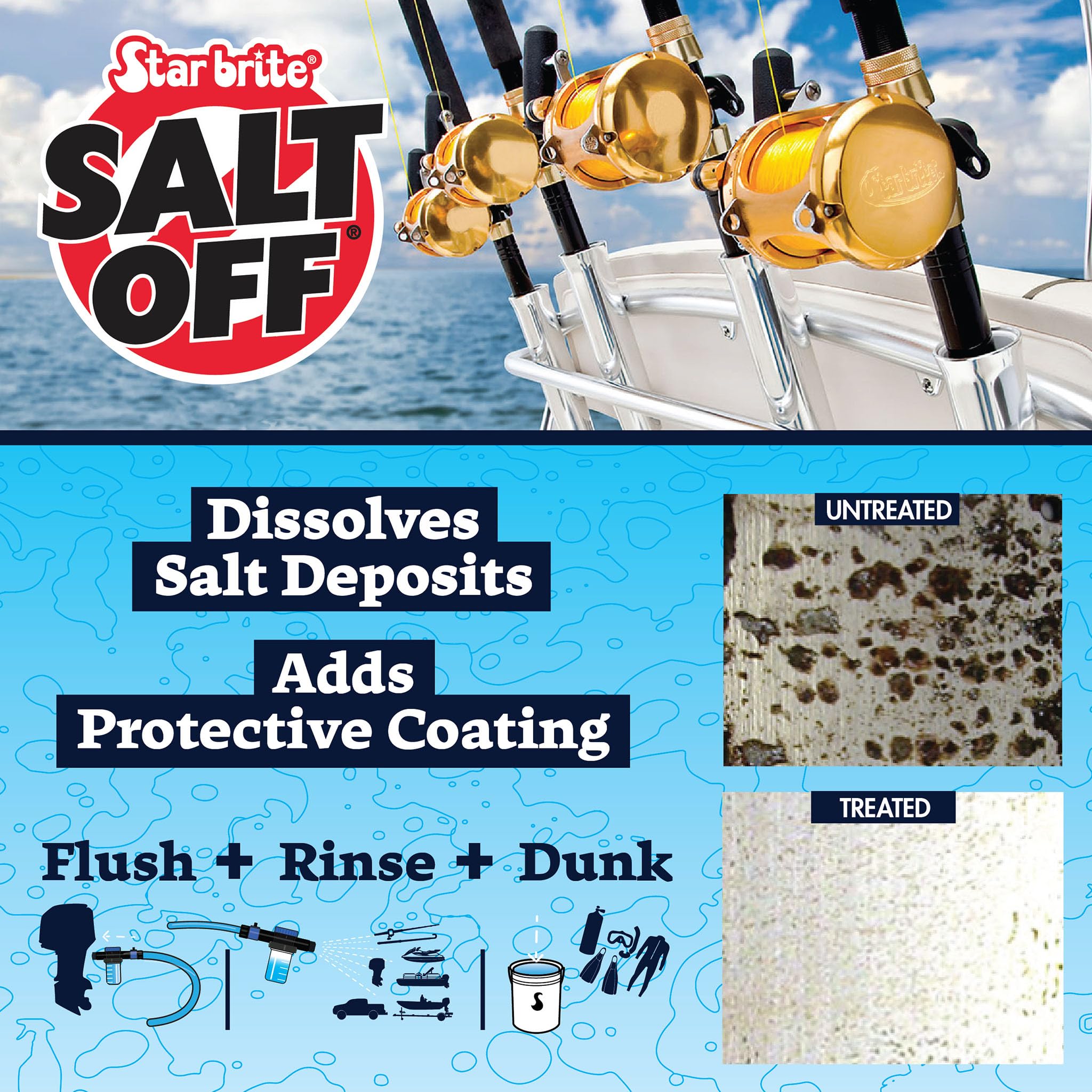 STAR BRITE Salt Off środek do usuwania soli i płukanie silnika