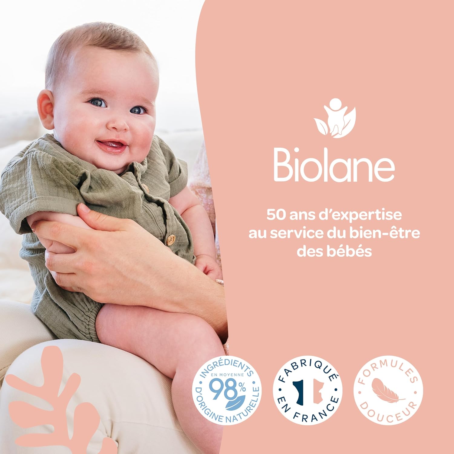 BIOLANE Туалетная вода для младенцев Fresh Парфюм для младенцев после купания НОВАЯ ФОРМУЛА Для девочек и мальчиков 200 мл Произведено во Франции