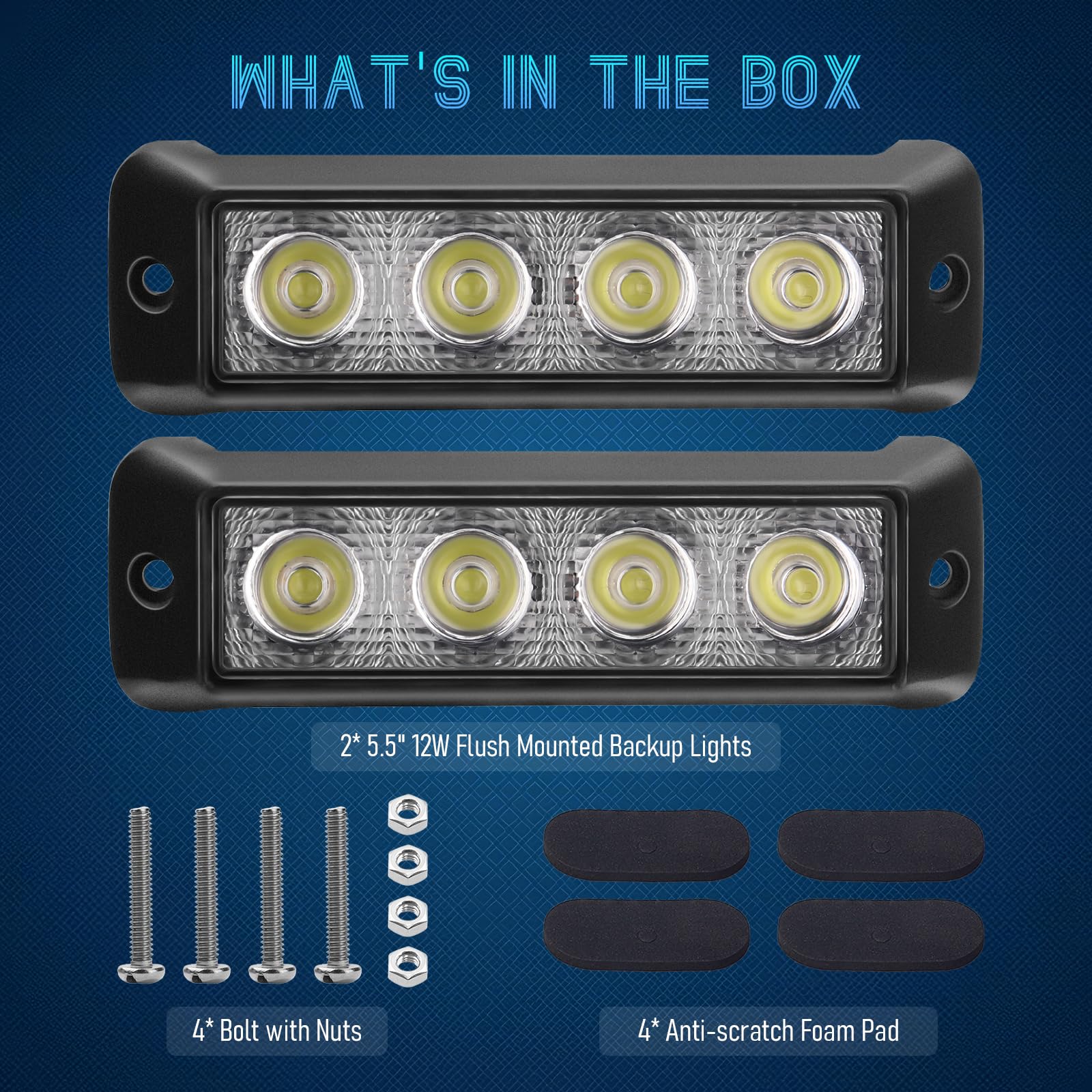 Chelhead 2 Stück 14cm weiße LED-Lichtleiste, schmal, 12 W, Einbau-Fahrlicht, 6000 K, superhell, kompatibel mit 12 V/24 V Geländewagen, SUV, ATV, Allradantrieb, Auto, LKW, Golfwagen