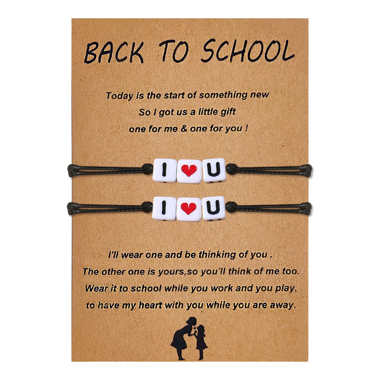 First Day ofSchool Bracelets Back toSchool Bracelet Back toSchool Gifts Bracelets Back toSchool (B)