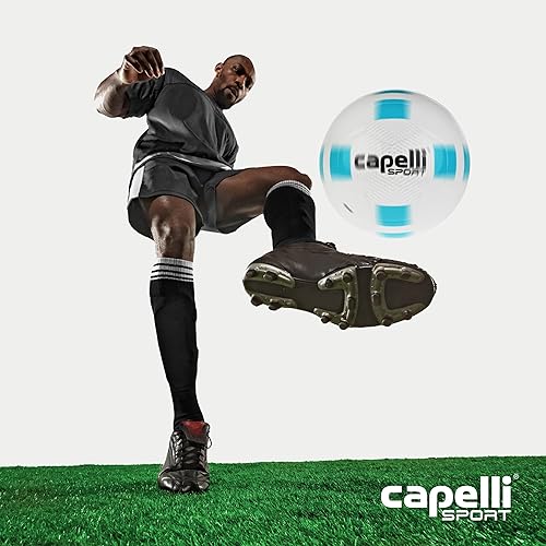 Miniatura 6 de Capelli Sport Soccer Ball, Fusion II Cubes Team Ball for Youth and Adult Players, Outdoor and Indoor Training