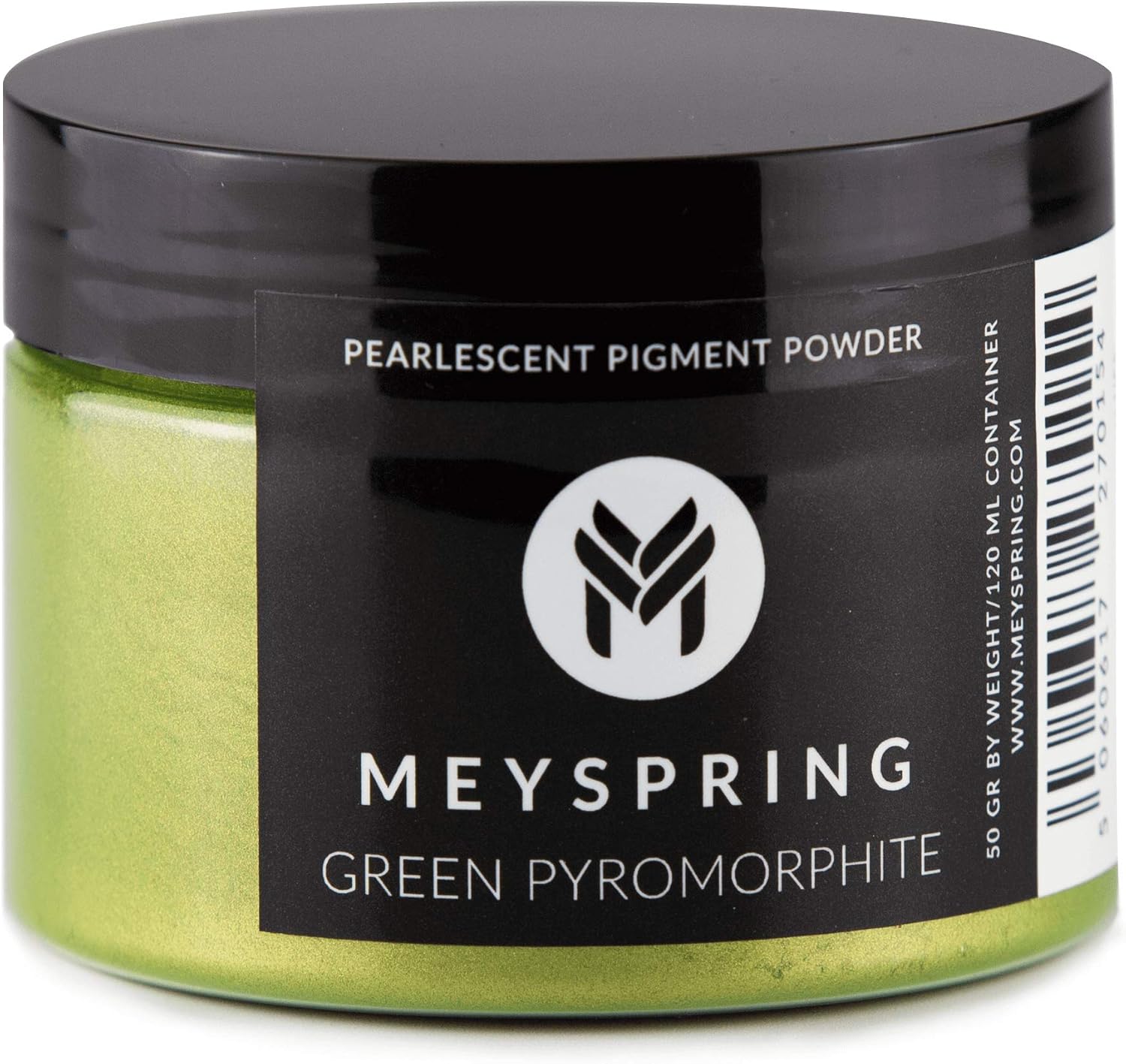 MEYSPRING Green Pyromorphite Epoxy Resin Color Pigment - 50g - Mica Powder for Epoxy Resin