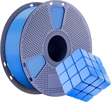 ABS 3D Printer Filament, High Strength, Odorless & Non-Toxic 3D Printering Filament 1.75mm, High Impact Resistance, No Stringing or Clogging, ABS Filament 1kg 2.2lbs -Blue