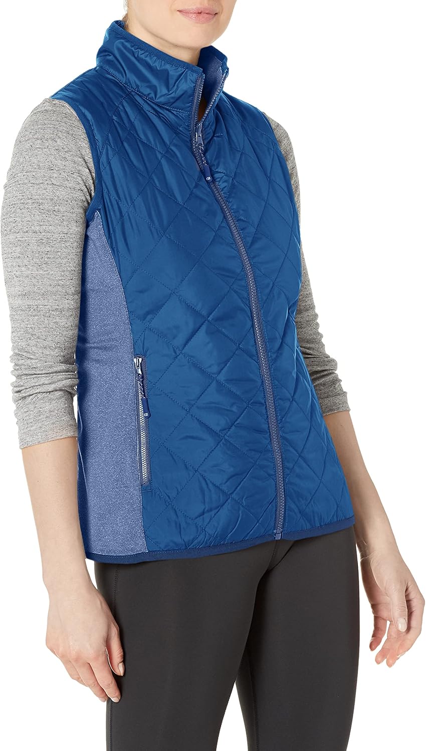 Cutter & Buck Women's Water-Wind Resistant Sandpoint Quilted Vest with Pockets
