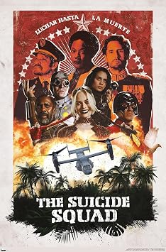 Trends International DC Comics Movie The Suicide Squad - Plane Group Wall Poster, 34L x 22.4W, Premium Unframed Version